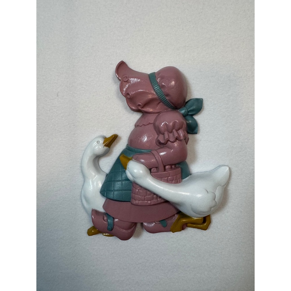 Vintage Burwood Goose Children‎ Wall Art Set 1988 Pink Blue 2865-1B - Picture 3 of 7